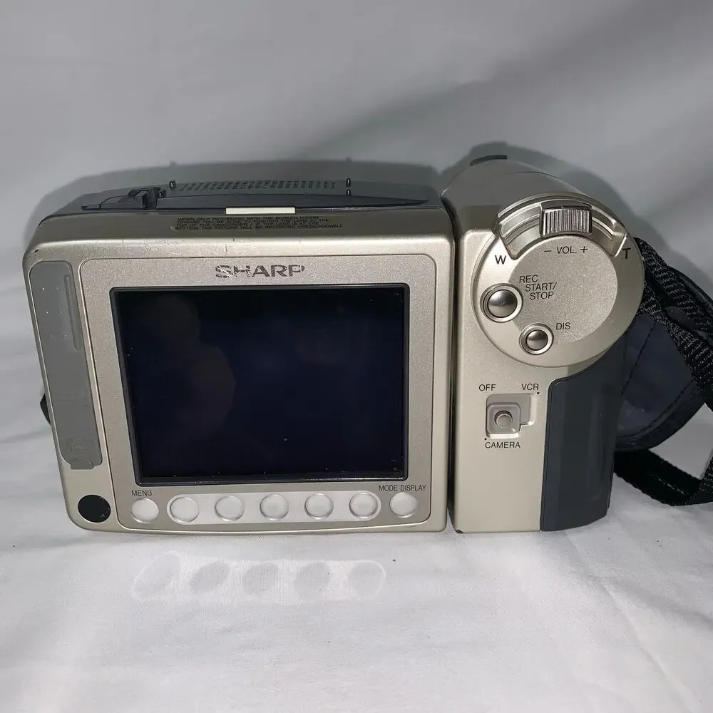 Vintage 2000’s Sharp VL-E780U Viewcam Video8 Camcorder & Accessories